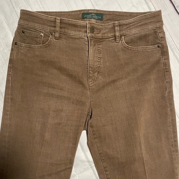 Lauren Ralph Lauren Heritage Brown jeans. Size 10. - Picture 4 of 11